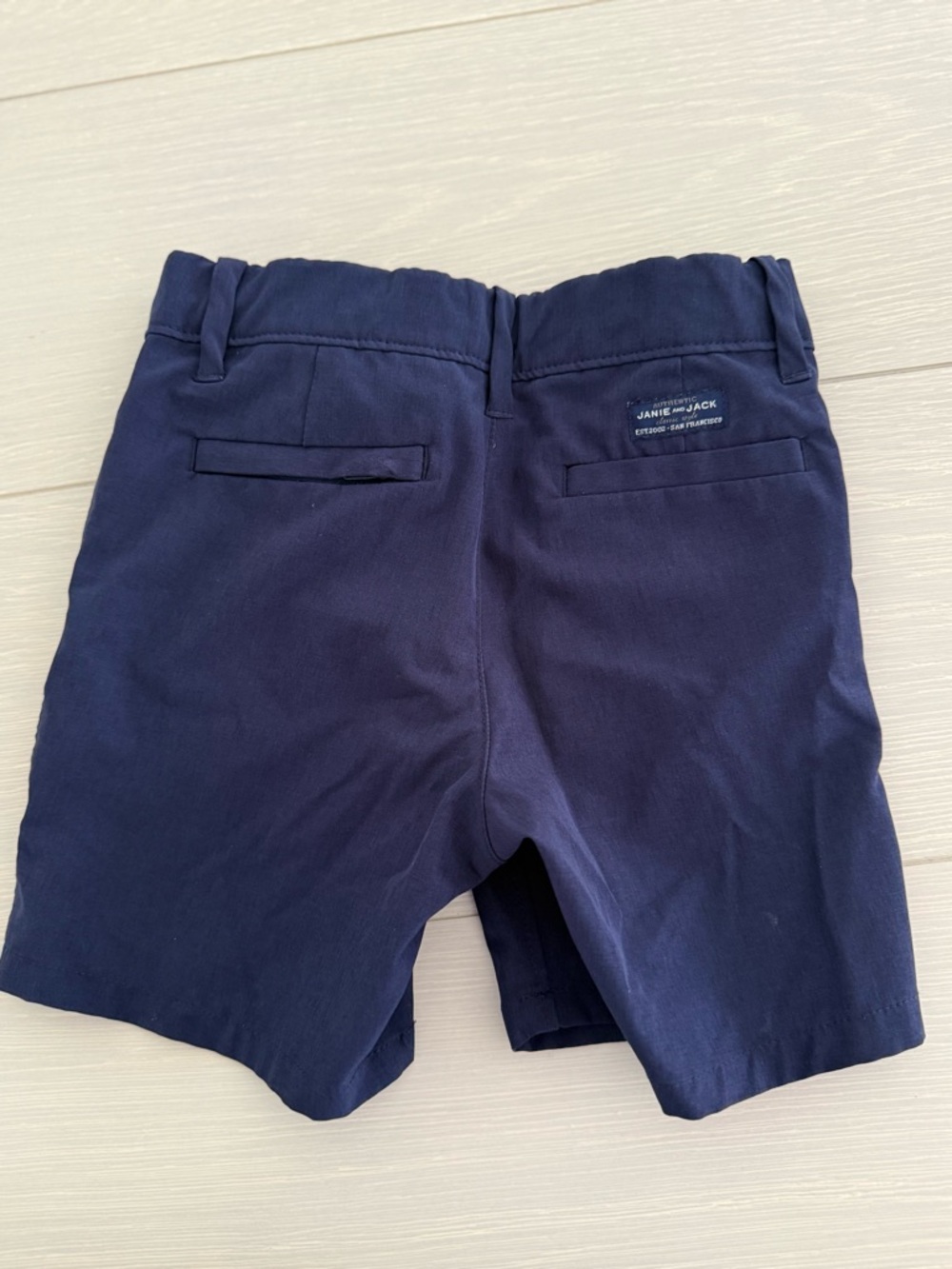 Janie and Jack Navy Dress Shorts Size 4